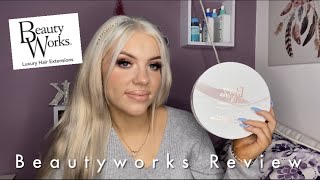Beauty Works Clip In Extensions Review!!! Double Hair Set 18Inches | Hollie Kenny