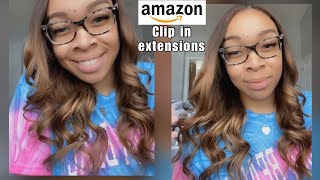 Protective Style | Clip In Extensions On Top Of Braids |Amazon Hair- Doores Hair| Install & Style