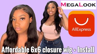 Affordable Aliexpress Wig // Install Ft. Megalook Hair ( 6X6 Lace Closure Wig)
