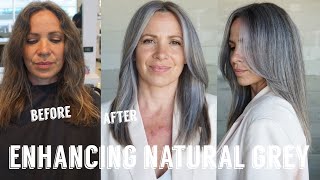 Hair Transformations With Lauryn: Blending Natural Grey Hair Ep. 103