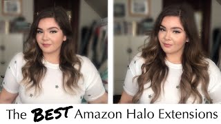 Lovrio Human Hair Halo Extensions - From Amazon!!!