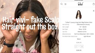 2 Of Hair Vivi Fake Scalp Wigs! Late Night Straight Out The Box