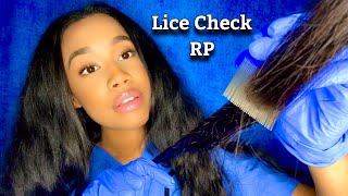 Asmr School Nurse Lice Check Role-Play /Lice Removal Role-Play With Hair