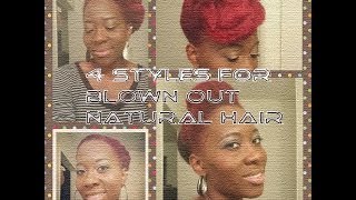 4 Updos For Natural Hair