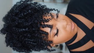  Fineapple Pineapple  2 Minute Updo | Natural Hair Updo