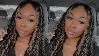 My Favorite Wig This Year! | Blonde Highlight Affordable 6X6 Closure Lace Front Wig  | Afsisterwig