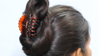 Very Easy Long Hair Hairstyles | Clutcher Hairstyles | Hairstyles For Summer | Claw Clip Hairstyles