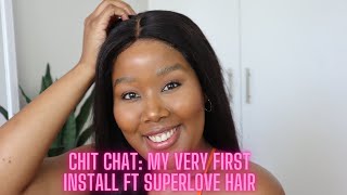 Installing A Wig For The First Time|| Superlove Hair Review