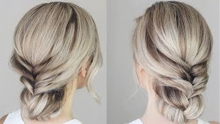 How To: Simple Updo | Braided Updo