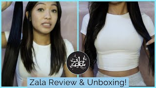 Zala Clip-In Hair Extension Unboxing And Review