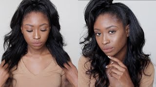 How To Make, Install, & Blend Clip Ins On Straight Natural African American Hair  | Diy Clip Ins