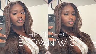 The Perfect Brown Wig! Start To Finish Beginner Friendly Install | Alipearl Hair