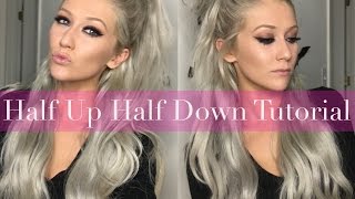 Half Up Half Down With Clip-In Hair Extensions - Luxury For Princess