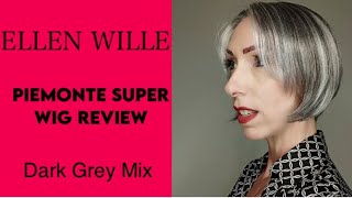 Ellen Wille Piemonte Super Wig Review | Dark Gray Mix | Chic Bob!