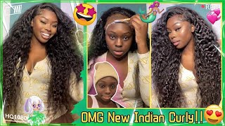 Hair Where? #Ulahair New Hd Lace Wig Review | Indian Curly Bouncy & Soft | Skin Melted!