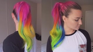 How To Put Hair Extensions In A Ponytail | Clip-In Extensions Tutorial
