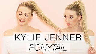 Kylie Jenner Inspired High Ponytail With Hair Extensions L Milk + Blush