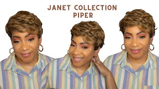 Janet Collection Mybelle Synthetic Hair Wig - Piper --/Wigtypes.Com