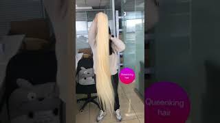 40 Inches And 45 Inches 613 Virgin Hair Full Lace Wig