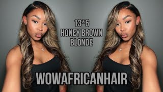 Readytowear  Honey Blonde Brown Wig Install Ft Wowafrican Hair