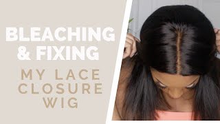 Bleaching & Laying My Lace Front Wig Ft Wig Dealer