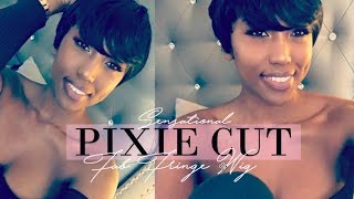 $20 Affordable Pixie Cut Wig Ft Sensational Fab Fringe Wig Bump Wig Collection Ft Sams Beauty