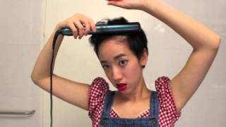 Ghd V Wonderland : How To Create A Quiff For Pixie Cut Or Short Hair.
