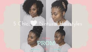 5 Chic Hairstyles To Wear To Prom/Wedding For Naturally Curly Hair!!!