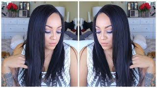 Cheap Af $74 Indian Remy Human Hair  Kinky Straight Lace Wig Before & After Rpghair.Com