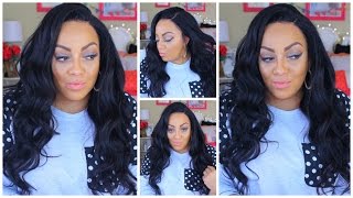 How To Slay A Full Lace Wig | Brazilian Virgin Human Hair Mongolian Kinky Straight Chinalacewig.Com