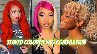 Slay Colored Wig Compilation 2022 ❤️
