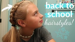 Quick And Easy Heatless Back To School Hairstyles | Addison Nicole