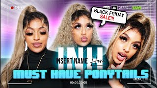 On Sale! Must Have Inh Ponytails | Change Up Your Look! | Haul/Review