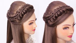 Very Easy Fishtail Braid L Front Variation L New Wedding Hairstyles L Braids Hairstyles 2022