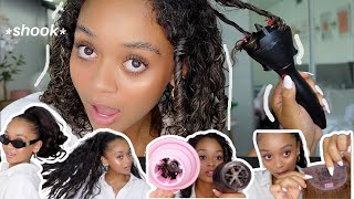 Trying Curly Hair Gadgets| *Shook*