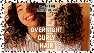 Heatless Curls | How To Get Super Small Curls