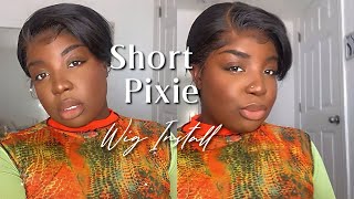 Sexy Short Pixie | Synthetic Wig Install | Ft. Sensationnel Keshona