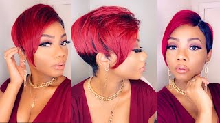 $12 Must Have Pixie Cut Wig| Outre Wigpop Synthetic Full Wig Colette