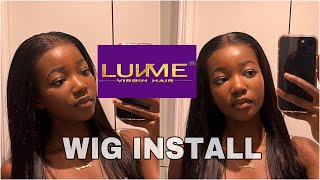 Wig Install| 5 X 5 Undetectable Lace 20" Silky Straight Hair Ft Luvme Hair