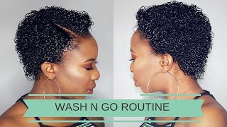 Wash N Go Routine | Relaxed Short Hair