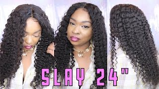 Slay 24"Honey Beauty 250% Density Loose Curly Lace Wig