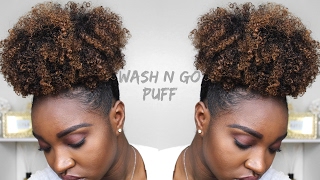 How To: Wash N Go Puff | Type 4 Hair