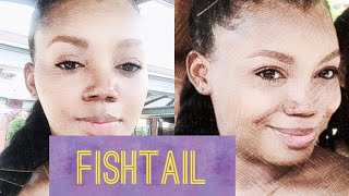 Ponytail Hairstyle How To For Black Hair Video |  Fishtail | Braiding Hair