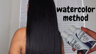 *Easy* How To: Dye Hair Jet Black W/ Watercolor Method Ft. Lab Hairs
