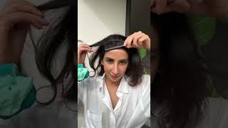 Make An Easy Puff Hairstyle Using Hair Extensions | Nish Hair Side Bangs / Bald Patch