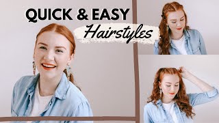 5 Quick & Easy Heatless Hairstyles | Hailee Jhaveri