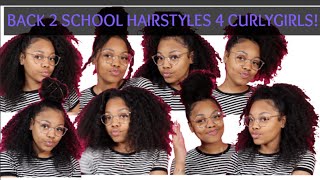 Back To School Hairstyles For Curly Hair | Natural Hair