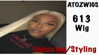 Amazon 613 13X6 Frontal Wig! Synthetic?!?|| Atozwig