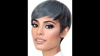 Beshe Synthetic Curlable Bubble Bob Pixie Short Wig Bbc-Dree