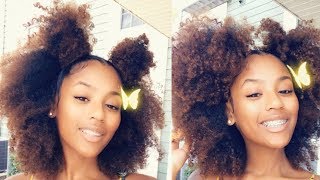2 Easy Back To School Half Up Half Down Curly Hairstyles